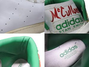 adidas アディダス ハイカットスニーカー スタンスミスmid ハンドペイントレザー ホワイト マルチカラー サイズUS12 美品 中古 4b004937