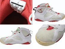 Load image into Gallery viewer, NIKE ナイキ Air Jordan 7 Retro Hare エアジョーダン7 レトロ ヘア 2015年 304775-125 ホワイト レッド サイズ30cm 美品 中古 4b004939
