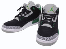 Load image into Gallery viewer, 新品未使用 Nike ナイキ Air Jordan 3 エアージョーダン3 スニーカー CT8532-030 レザー パイングリーン ブラック サイズ11 中古 4b004940