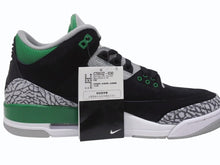 Load image into Gallery viewer, 新品未使用 Nike ナイキ Air Jordan 3 エアージョーダン3 スニーカー CT8532-030 レザー パイングリーン ブラック サイズ11 中古 4b004940