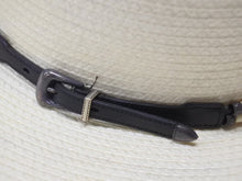Load image into Gallery viewer, 極美品 SAINT LAURENT サンローラン ウエスタン ストロー ハット ホワイト アイボリー 美品 中古 4b004943