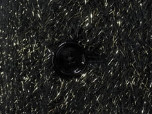 画像をギャラリービューアに読み込む, 極美品 CELINE セリーヌ チェスターコート 2M159264F サイズ48 アクリル 金属繊維 ブラック ゴールド 中古 4b004947