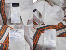 Load image into Gallery viewer, 極美品 LOUIS VUITTON ルイヴィトン ストライプ パジャマ パンツ RM192M NLJ HHP17W オレンジ ホワイト サイズ44 中古 4b004948