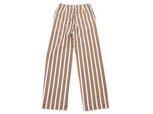 Load image into Gallery viewer, 極美品 LOUIS VUITTON ルイヴィトン ストライプ パジャマ パンツ RM192M NLJ HHP17W オレンジ ホワイト サイズ44 中古 4b004948