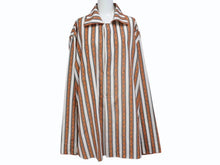 Load image into Gallery viewer, LOUIS VUITTON ルイヴィトン ストライプ チェーン シャツ パジャマ 1A50XL オレンジ ホワイト サイズL 美品 中古 4b004949