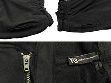 画像をギャラリービューアに読み込む, Y-3 ワイスリー コットンサルエルパンツ 1AX001 サイズM ロゴプリント ブラック ADIDAS アディダス 良品 中古 4b004957