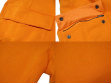 画像をギャラリービューアに読み込む, BURBERRY バーバリー FOSTER LOGO CARGO SWEATPANTS スウェットパンツ 8016902 サイズXXXL オレンジ 美品 中古 4b004960