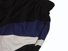 画像をギャラリービューアに読み込む, 極美品 BALENCIAGA バレンシアガ 21AW HOCKEY SHORTS ホッケーショーツ 657106 ポリエステル ブラック ブルー ホワイト サイズM 中古 4b004961