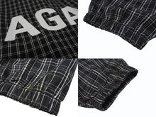 画像をギャラリービューアに読み込む, BALENCIAGA バレンシアガ 21SS トラックジャケット 612966 サイズL オーバーサイズ ブラック ロゴ刺繍 チェック柄 美品 中古 4b004962