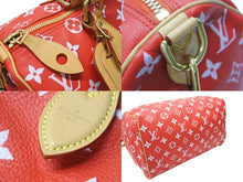 画像をギャラリービューアに読み込む, 新品同様 LOUIS VUITTON ルイヴィトン スピーディ P9 バンドリエール40 M24420 2WAY ボストンバッグ レッド ゴールド金具 中古 4b004964