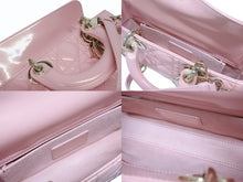 Load image into Gallery viewer, 極美品 Christian Dior クリスチャンディオール Lady Dior レディディオール スモール 2WAYバッグ ピンク ヴェルニ 中古 4b004970