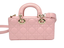 Load image into Gallery viewer, 極美品 Christian Dior クリスチャンディオール Lady Dior レディディオール スモール 2WAYバッグ ピンク ヴェルニ 中古 4b004970