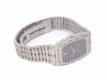 画像をギャラリービューアに読み込む, AUDEMARS PIGUET オーデマピゲ BAMBOO QZ バンブー クォーツ 黒文字盤 金無垢 750 WG 60.6g 美品 中古 4b004972