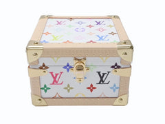 新品未使用 LOUIS VUITTON ルイヴィトン LV × TM マル ピラミッド トランクケース M13126 モノグラム マルチカラー 村上隆 中古 4b004973