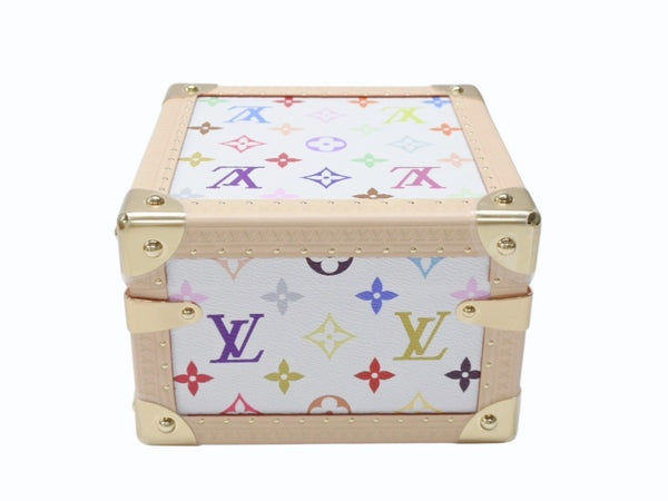 新品未使用 LOUIS VUITTON ルイヴィトン LV × TM マル ピラミッド トランクケース M13126 モノグラム マルチカラー 村上隆 中古 4b004973