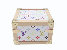Load image into Gallery viewer, 新品未使用 LOUIS VUITTON ルイヴィトン LV × TM マル ピラミッド トランクケース M13126 モノグラム マルチカラー 村上隆 中古 4b004973