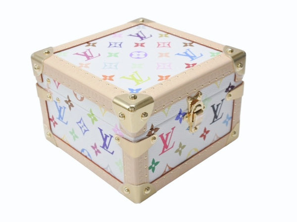 新品未使用 LOUIS VUITTON ルイヴィトン LV × TM マル ピラミッド トランクケース M13126 モノグラム マルチカラー 村上隆 中古 4b004973