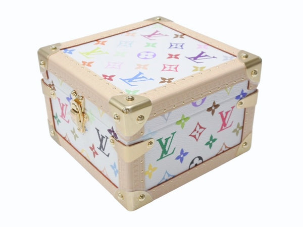 新品未使用 LOUIS VUITTON ルイヴィトン LV × TM マル ピラミッド トランクケース M13126 モノグラム マルチカラー 村上隆 中古 4b004973