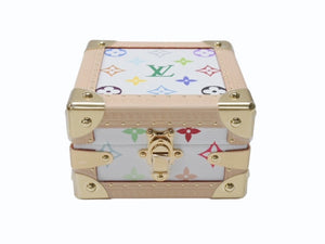 新品未使用 LOUIS VUITTON ルイヴィトン LV × TM マル ピラミッド トランクケース M13126 モノグラム マルチカラー 村上隆 中古 4b004974