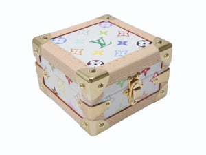 新品未使用 LOUIS VUITTON ルイヴィトン LV × TM マル ピラミッド トランクケース M13126 モノグラム マルチカラー 村上隆 中古 4b004974
