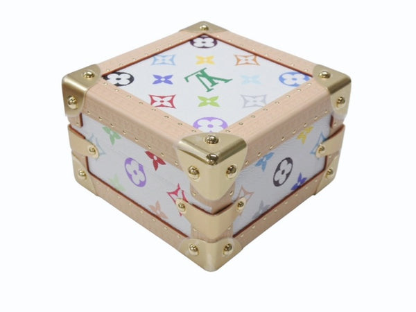 新品未使用 LOUIS VUITTON ルイヴィトン LV × TM マル ピラミッド トランクケース M13126 モノグラム マルチカラー 村上隆 中古 4b004974