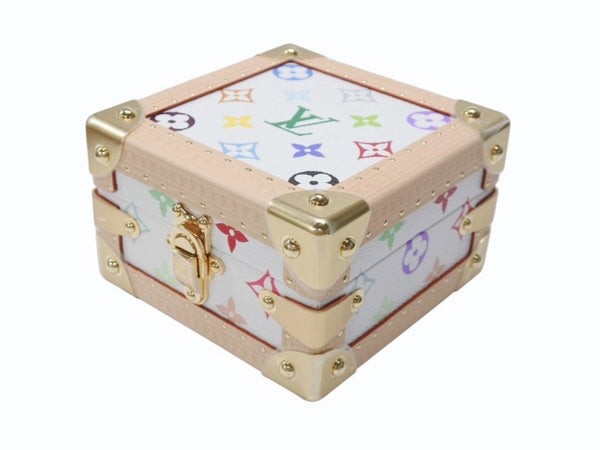 新品未使用 LOUIS VUITTON ルイヴィトン LV × TM マル ピラミッド トランクケース M13126 モノグラム マルチカラー 村上隆 中古 4b004974