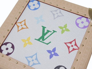 新品未使用 LOUIS VUITTON ルイヴィトン LV × TM マル ピラミッド トランクケース M13126 モノグラム マルチカラー 村上隆 中古 4b004974