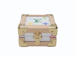 新品未使用 LOUIS VUITTON ルイヴィトン LV × TM マル ピラミッド トランクケース M13126 モノグラム マルチカラー 村上隆 中古 4b004975