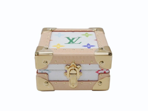 新品未使用 LOUIS VUITTON ルイヴィトン LV × TM マル ピラミッド トランクケース M13126 モノグラム マルチカラー 村上隆 中古 4b004975