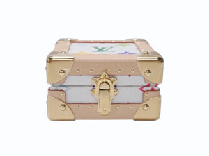 新品未使用 LOUIS VUITTON ルイヴィトン LV × TM マル ピラミッド トランクケース M13126 モノグラム マルチカラー 村上隆 中古 4b004975