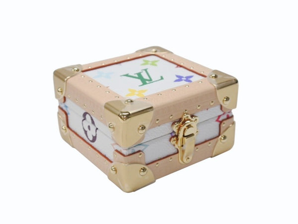 新品未使用 LOUIS VUITTON ルイヴィトン LV × TM マル ピラミッド トランクケース M13126 モノグラム マルチカラー 村上隆 中古 4b004975