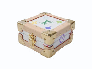 新品未使用 LOUIS VUITTON ルイヴィトン LV × TM マル ピラミッド トランクケース M13126 モノグラム マルチカラー 村上隆 中古 4b004975