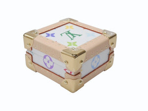 新品未使用 LOUIS VUITTON ルイヴィトン LV × TM マル ピラミッド トランクケース M13126 モノグラム マルチカラー 村上隆 中古 4b004975