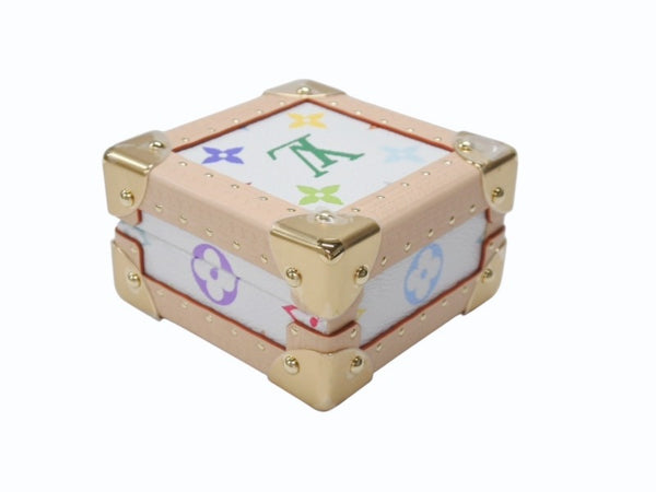 新品未使用 LOUIS VUITTON ルイヴィトン LV × TM マル ピラミッド トランクケース M13126 モノグラム マルチカラー 村上隆 中古 4b004975