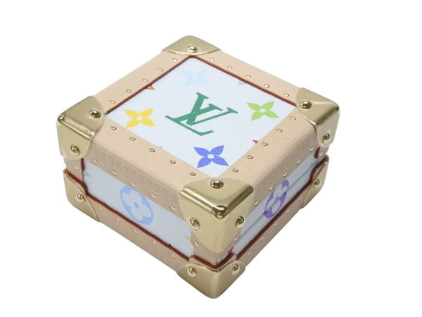 新品未使用 LOUIS VUITTON ルイヴィトン LV × TM マル ピラミッド トランクケース M13126 モノグラム マルチカラー 村上隆 中古 4b004975