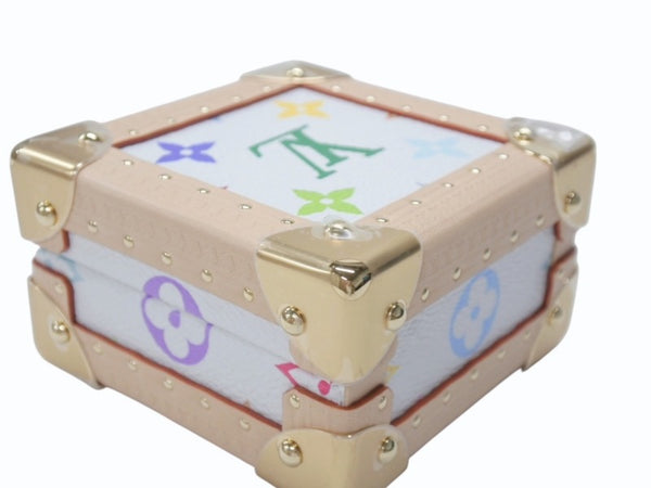 新品未使用 LOUIS VUITTON ルイヴィトン LV × TM マル ピラミッド トランクケース M13126 モノグラム マルチカラー 村上隆 中古 4b004975
