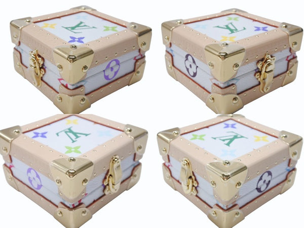 新品未使用 LOUIS VUITTON ルイヴィトン LV × TM マル ピラミッド トランクケース M13126 モノグラム マルチカラー 村上隆 中古 4b004975