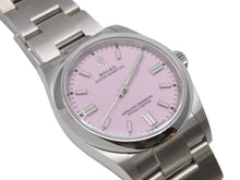 Load image into Gallery viewer, ROLEX ロレックス オイスターパーペチュアル 36 Ref.126000 ランダムシリアル ルーレット 腕時計 ステンレススチール キャンディピンク文字盤 美品 中古 4b004977