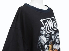 画像をギャラリービューアに読み込む, 極美品 VINTAGE ヴィンテージ 90s nWo New World Order WHITE AND BLACK ATTACK Tシャツ サイズXL 1999年 プロレス 中古 4b004985