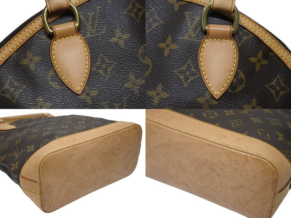 LOUIS VUITTON ルイヴィトン ハンドバッグ ロックイット M40102 モノグラムキャンバス レザー ブラウン ゴールド金具 美品 中古 4b004990