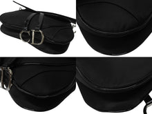 画像をギャラリービューアに読み込む, Christian Dior クリスチャンディオール サドルバッグ ワンショルダーバッグ RU 0072 ブラック ガリアーノ期 美品 中古 4b004993