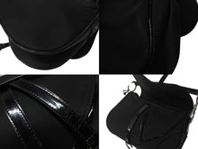 画像をギャラリービューアに読み込む, Christian Dior クリスチャンディオール サドルバッグ ワンショルダーバッグ RU 0072 ブラック ガリアーノ期 美品 中古 4b004993
