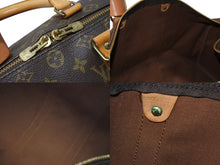 画像をギャラリービューアに読み込む, LOUIS VUITTON ルイヴィトン キーポル バンドリエール45 ボストンバッグ M41418 モノグラム ブラウン ゴールド金具 美品 中古 4b004999