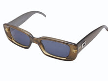 画像をギャラリービューアに読み込む, GUCCI グッチ サングラス メガネ 2409 イタリア製 プラスチック メタル カーキ シルバー金具 サイズ49◻︎19 135 美品 中古 4b005001