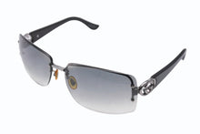 画像をギャラリービューアに読み込む, 極美品 GUCCI グッチ リムレス サングラス メガネ イタリア製 プラスチック メタル ブラック シルバー金具 サイズ62◻︎14 130 中古 4b005003