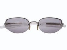 画像をギャラリービューアに読み込む, PRADA プラダ サングラス メガネ SPR 93A イタリア製 プラスチック メタル クリア グレー シルバー金具 美品 中古 4b005004