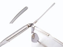 画像をギャラリービューアに読み込む, PRADA プラダ サングラス メガネ SPR 93A イタリア製 プラスチック メタル クリア グレー シルバー金具 美品 中古 4b005004