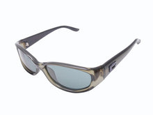 画像をギャラリービューアに読み込む, 極美品 GUCCI グッチ Gロゴ サングラス アイウェア ブラックスモーク カーキ ブラック プラスチック メタル金具 サイズ55◻︎16 中古 4b005006