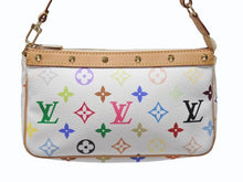 画像をギャラリービューアに読み込む, 極美品 LOUIS VUITTON ルイヴィトン ポシェット アクセソワール アクセサリーポーチ M92649 モノグラム マルチカラー 村上隆 中古 4b005008