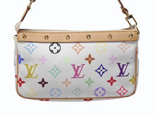 画像をギャラリービューアに読み込む, 極美品 LOUIS VUITTON ルイヴィトン ポシェット アクセソワール アクセサリーポーチ M92649 モノグラム マルチカラー 村上隆 中古 4b005008